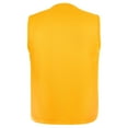 thumbnail image 6 of TOPTIE 5 Pack Unisex Work Vest Button Up Vest Volunteer Activity Supermarket Uniform-Yellow-M, 6 of 7