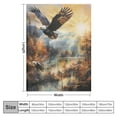thumbnail image 4 of MDO  Eagle Fleece Blanket for Bed 50"x60" Flying Eagle Fleece Throw Blanket for Women, Men & Kids Super Soft Plush Eagle Blanket Throw Eagle Throw Fleece Blanket - Queen Size Blanket, 4 of 6