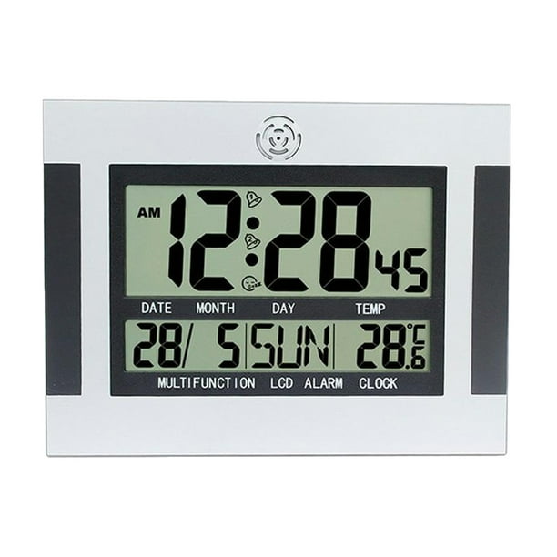 Despertador Digital LCD Moderno Sunnimix con Termómetro de Escritorio