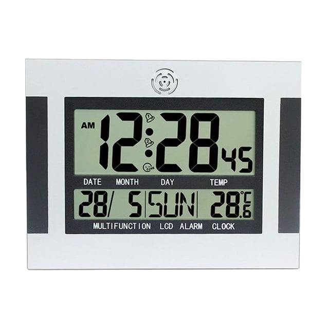 Despertador Digital LCD Moderno Sunnimix con Termómetro de Escritorio