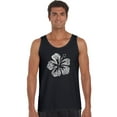 thumbnail image 1 of LA Pop Art Men's Word Art Tank Top - Mahalo, 1 of 2