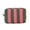 Green, variant on Striped Cosmetic Bag,Zippered Makeup Organizer Pouch,Red Soft Polyester Portable Storage Case for Makeup Brushes Toiletries Travel Gym Daily Use