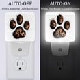 thumbnail image 2 of Paw prints LED Square Night Lights - Stylish and Energy-Efficient Room Lighting!, 2 of 6