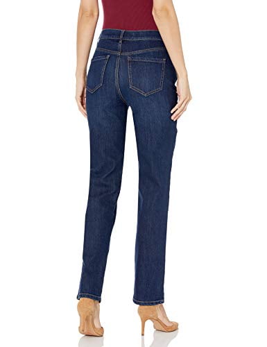 Gloria Vanderbilt Women's Amanda High Rise Straight Leg 5 Pocket Jean