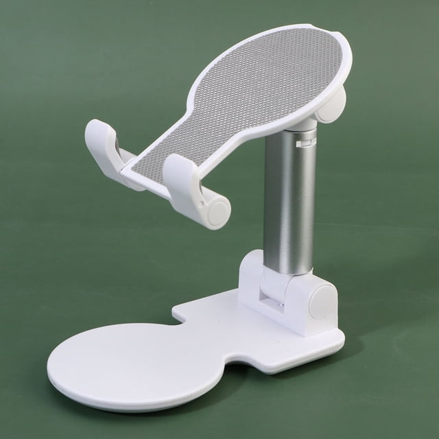 STRANDCHIC 1Pcs Mobile Tablet Holder Metal Desktop Design for Study Room Use White