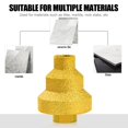 thumbnail image 4 of Conical Hole Opener, Wide Material Compatibility Tapered Hole Opener Wear Resistant  for Concrete Ceramic Tiles Marble Granite, 4 of 7