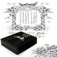 thumbnail image 3 of Ambesonne Occult Jigsaw Puzzle, Gothic Medieval Magic, Heirloom-Quality Fun Activity for Family Durable Cardboard, 1000 pcs, White Black, 3 of 6