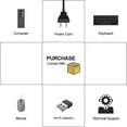 thumbnail image 4 of Restored HP ProDesk 600 G4 SFF Small Form Factor Desktop 8th Gen Intel Core i5-8500 6-Cores Processor, 16GB DDR4 RAM, 256GB SSD, Intel UHD Graphics 630, Windows 11 Professional (Refurbished), 4 of 4