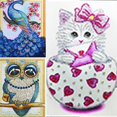 thumbnail image 3 of 5D Diy Pavo Real Mariposa Diamante Pintura Animal Búho Cisne Gato Resina Cristal Bordado Imagen Decorativa para el hogar Punto de cruz Yuarrent JJ16154-01, 3 of 6