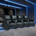 Weilianda Astronaut Zero Gravity Home Theater Seating Top Grain Leather