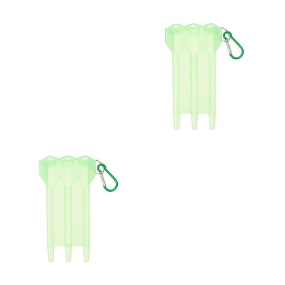 unbranded 2pcs Case Carrying Case Steel Tip Darts Storage Box Fixed Flights Darts Container