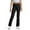 Black, variant on Kids Boys Girls Straight Leg Dress Pants, High Stretchy School Uniform Pants with Pockets for 5-16 Years