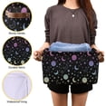 thumbnail image 7 of Storage Basket Gradient Moon Stars Foldable Canvas Laundry Baskets Bin Waterproof Inner Layer with Sturdy Handles for Toy Nursery Blanket Clothes 2 Pack, 7 of 7