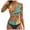 Mint Green, variant on Green Teardrop Clover Swim Suits for Women 2025, 2 Piece High Waisted Bikini Sets for Women, Tummy Control Swimwear (Green, M)