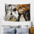 thumbnail image 6 of My Hero Academia Tapestry, Anime Wall Poster Art, Wall Tapestry For Bedroom Living Room Dorm Room, Wall Hanging For Festival Party Events Background Photography Backdrop, 60x40 Inch, 6 of 9