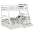 thumbnail image 4 of Ashton 2-drawer Wood Twin Over Full Bunk Bed White, 4 of 6