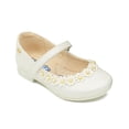 thumbnail image 4 of Balerina Coqueta Para Niña Casuales Slip-On Charol Blanco plateado 16, 4 of 6