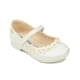 thumbnail image 4 of Balerina Coqueta Para Niña Casuales Slip-On Charol Blanco plateado 16, 4 of 6