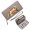 Grey, variant on GEEAD Personalized RFID Wallet for Women Secure Wallet for Women Harvest Celebration Rustic Animals Autumn Produce Snap Button Wallet Includes Wrist Strap