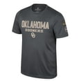 thumbnail image 2 of Men's Colosseum Charcoal Oklahoma Sooners OHT Military Appreciation  T-Shirt, 2 of 4