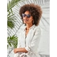 thumbnail image 4 of Foster Grant Ladies Square Black Sunglasses, 4 of 5