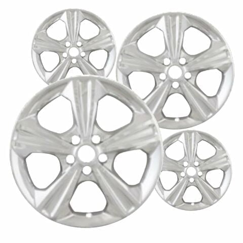 Set of 4 17 inch Chrome ABS Wheel Covers Compatible with 2013-2019 Ford Escape SE Rims