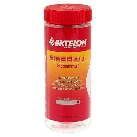 Ektelon Fireball Racquetballs Red 3 Ball Can