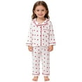 thumbnail image 3 of MuXiKeJi Clothes 4t girls red valentine outfit,Toddler Girl Clothes 2t Cartoon Print Lightweight Pullover Hoodie Sweatshirt and Jogger Sweatpants Clothing Cute 2 Piece Outfits, 3 of 9