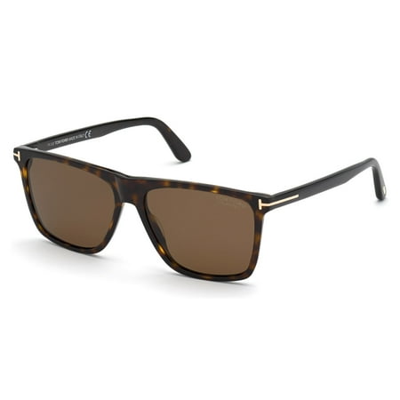 Tom Ford FT0832 Fletcher Full Rim Square Classic Dark Havana Sunglasses
