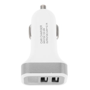 Miangastore Dual USB Car Charger Digital Display Voltage Detection Car USB Adapter Car Outlet Adapter Multiple Port Car Charging Station for Phone Charging