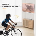 thumbnail image 5 of Perlegear Soporte de pared para TV de movimiento completo para la mayoría de televisores y monitores de pantalla curva plana LED LCD de 13 a 42 pulgadas, extensión de inclinación giratoria con brazos, 5 of 5