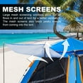 thumbnail image 3 of Glarewheel TNSQ-XXLBL 5-Person Pop Up Tent, Blue, 3 of 7