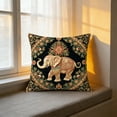 thumbnail image 5 of Lunxisen 1 Pcs Vintage Bohemian Elephants Pillow Cover Decorative Throw Pillow For Living Room Sofa Home Decor Gift(45*45cm), 5 of 8