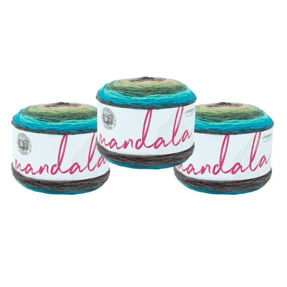 Lion Brand Yarn Mandala Dragon Light Acrylic Yarn 3 Pack