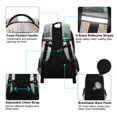 thumbnail image 4 of FORMRS Unisex Backpack Elementary School Travel Bookbag with Reflective Stripes, Night Deer, 4 of 7