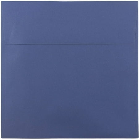 UPC: 0608729145059 | JAM 8.5 x 8.5 Square Envelopes  Dark Blue  1000/Carton