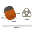 thumbnail image 6 of Mountainhiker Triangular Buckle,Outdoor Picnic Pot Firewood Buckle BUZHI Picnic Pot Campfire Buckle Stainless Steel Pot Campfire Firewood Stainless Steel Pot HUIOP Tubbek, 6 of 7