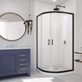 thumbnail image 5 of Dreamline DL-6701-09FR Prime 33" Wide X 74 3/4" High Semi Frameless Frosted Glass Sliding, 5 of 11