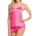 thumbnail image 3 of STARVNC Women V Neck Open Back Sleeveless Two-Piece Pajama Set, 3 of 7