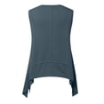 thumbnail image 5 of Sleeveless Crew Neck Irregular Top Women's Sports T Shirt Loose Casual Yoga Vest Shiny Top Women Top Men Wardrobe Womens Top Fashion Women Dresses Asymmetrical Tops for Women Girl Crop Top Drinking, 5 of 5