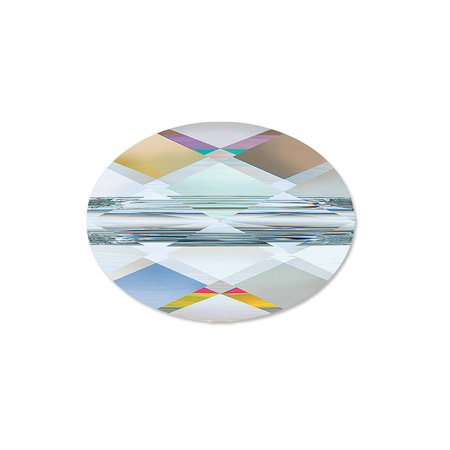 - Swarovski Mini Oval Bead 5051 Crystal Bead 8x6mm Crystal AB (Package of 1)