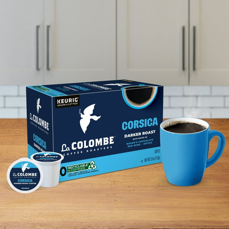 La Colombe Corsica Dark Roast K-Cup Pods 10 Count with Cocoa Notes