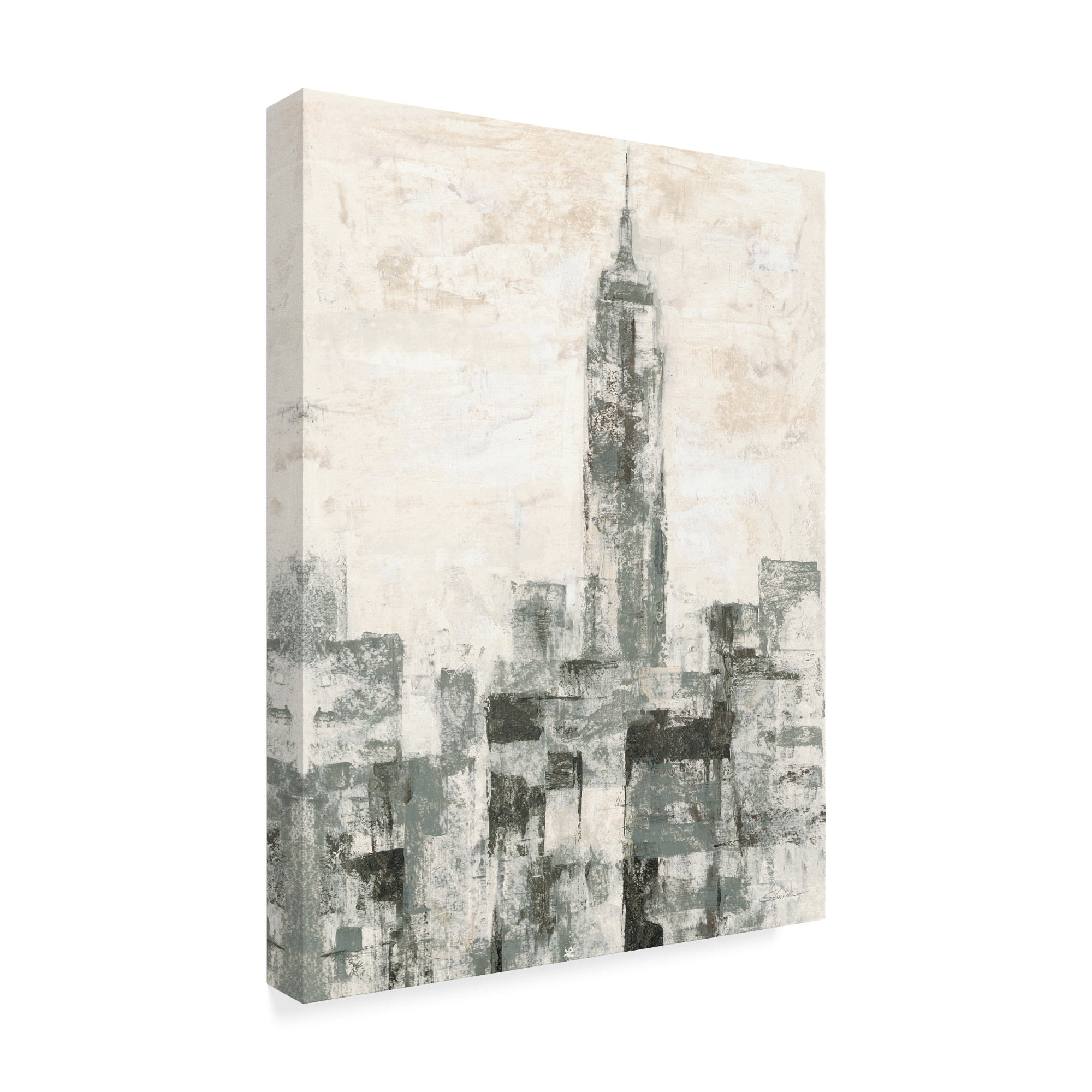 Trademark Fine Art 'Manhattan Neutral II Crop' Canvas Art by Silvia Vassileva