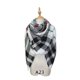 thumbnail image 3 of 2020 moda tartán bufanda a cuadros Pashmina chal acrílico gran cuadrado invierno bufanda con flecos mujeres Sincero Hogar, 3 of 6
