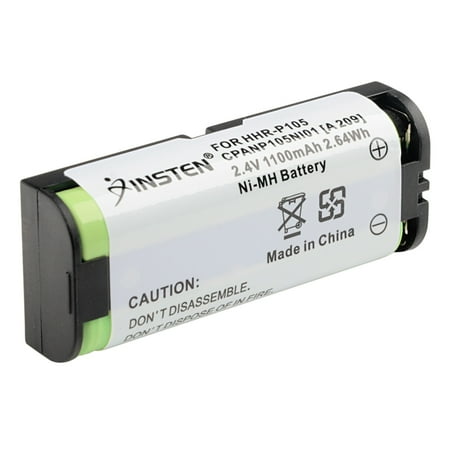 Insten Cordless Phone Battery for Panasonic HHR-P105 HHR-P105A HHRP105 TYPE 31 1100mAh