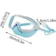 thumbnail image 5 of Kids Swimming Goggles with Nose Protection - Anti-Fog, Leak-Proof, Adjustable Comfort Fit for Boys & Girls (Pink/Blue), 5 of 5