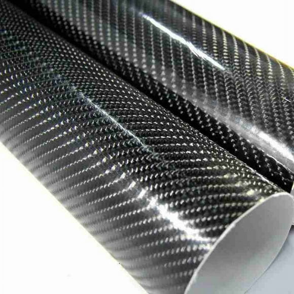 7D Glossy Carbon Fiber Vinyl Film Car Interior Wrap Stickers Auto Accesso SAL ^ъ