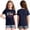Navy, variant on CCRFTGI 4th of July Shirts for Kids Girls Size 10-12 Short Sleeve Happy America 250 Summer Casual T-Shirts 1776 Festival Girls Fashion Tee Top White 12-13 Years