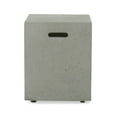thumbnail image 4 of Table de Couverture pour Réservoir de Propane Extérieur, Table Cache-Propanol de 16 Pouces avec Poignées Latérales, Parfaite pour Ranger les Réservoirs de Propane pour Foyers, Gris Pâle, 4 of 8