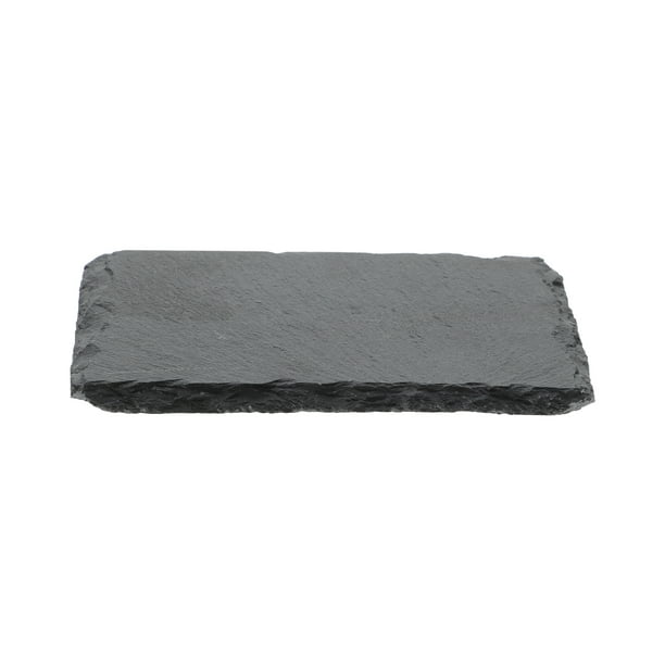 Plataforma de Sol para Reptiles Unique Bargains Hábitat de Tortuga Pizarra Accesorios de Decoración para Hábitat de Gecko Crestado Lagarto Gris Negro Redondo, Gris Negro
